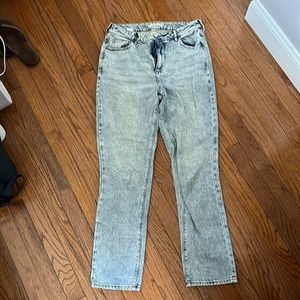 Pac Sun mom acid wash jeans